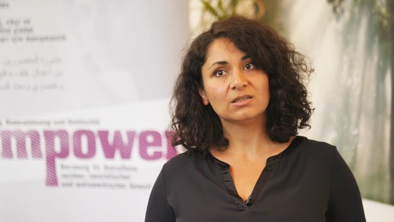 Nissa Gardi von der Beratungsstelle Empower. © Screenshot 