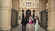 Diese drei Personen haben alle ihren Anteil daran, dass Schwerin möglicherweise zum UNESCO Weltkulturerbe ernannt wird. © Screenshot 