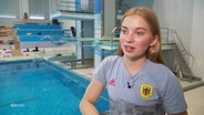 Wasserspringerin Jette Müller im Interview. © Screenshot 