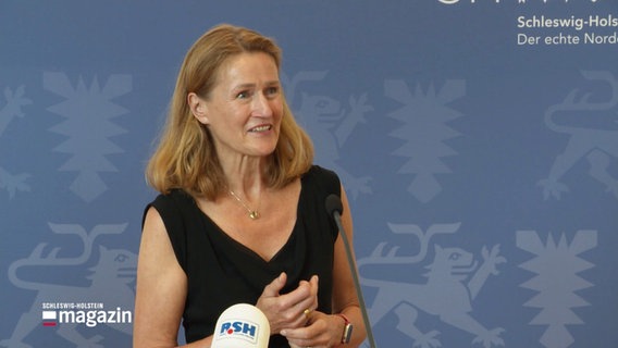 Die neue Finanzministerin Silke Schneider. © Screenshot 