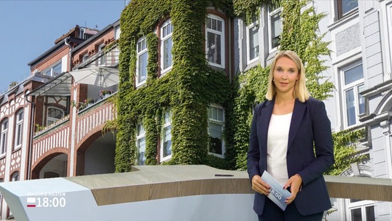 Alexandra Bauer moderiert Schleswig-Holstein 18.00. © Screenshot 