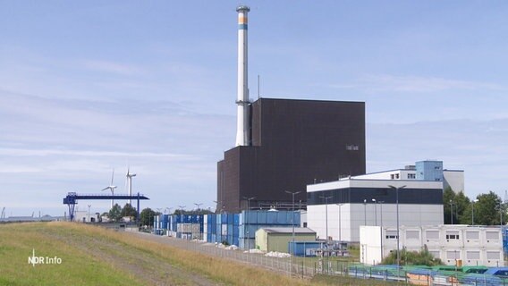 Das Atomkraftwerk bei Brunsbüttel. © Screenshot 