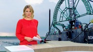 Eva Diederich moderiert Schleswig-Holstein 18:00. © Screenshot 