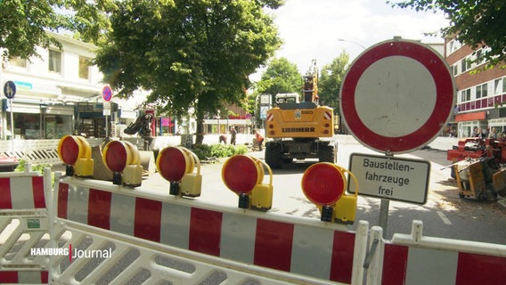 Die Hamburger Osterstraße wird erneut zur Baustelle. © Screenshot 