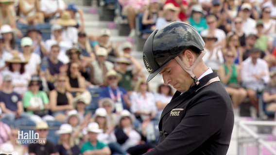 Der Dressur-Équipe Reiter Frederic Wandres. © Screenshot 