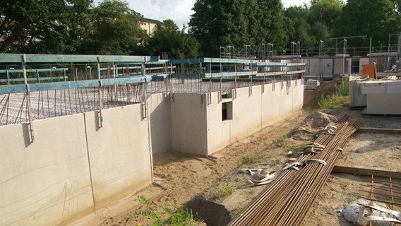 Blick auf eine Baustelle in der Stephanstraße in Hamburg-Wandsbek. © Screenshot 