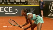 Die Tennisspielerin Noha Akugue. © Screenshot 