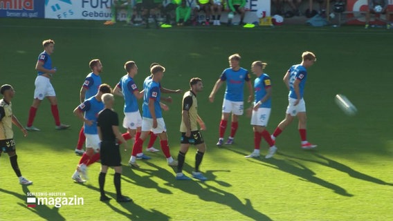 Holstein Kiel trifft im Fußball-Testspiel auf AS Saint-Étienne. © Screenshot 