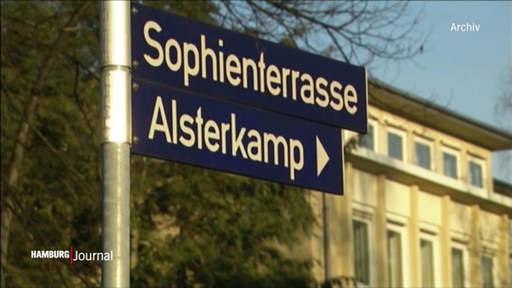 Das Straßenschild der Sophienterasse. © Screenshot 