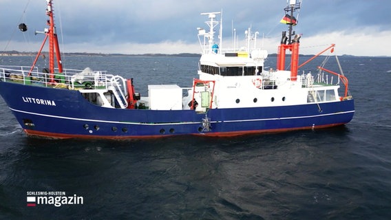 Das Forschungsschiff Littorina auf der Ostsee. © Screenshot 