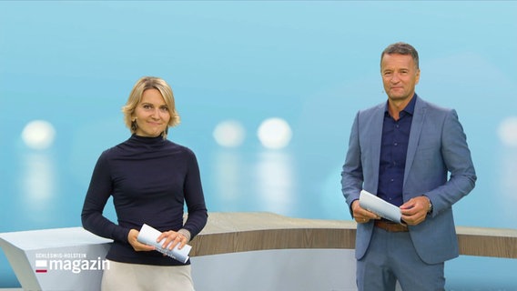 Marie-Luise Bram und Gerrit Derkowski moderieren. © Screenshot 