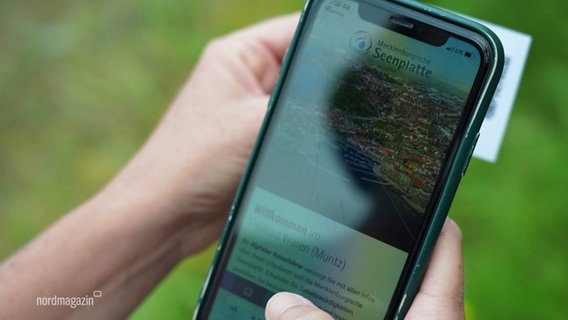 Eine App gibt Ausflugstipps für die Seenplatte. © Screenshot 
