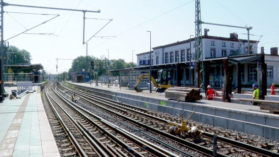 Der Bahnhof in Ludwigslust © Screenshot 