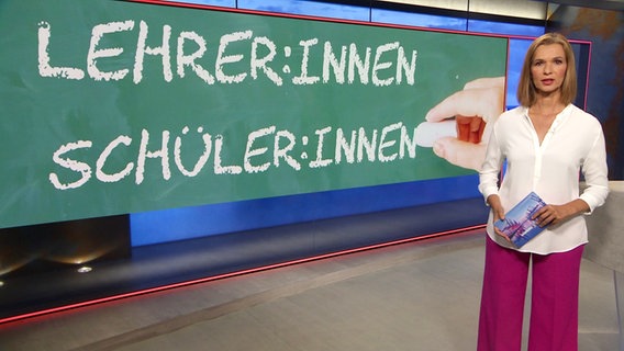 Moderatorin Julia-Niharika Sen im Studio. © Screenshot 