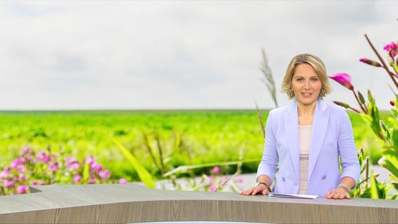 Marie-Luise Bram moderiert Schleswig-Holstein 18:00. © Screenshot 