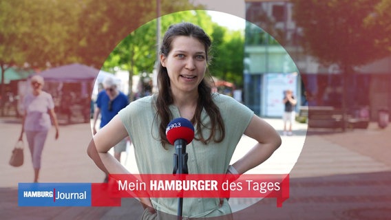 Lara stellt ihren Hamburger des Tages vor. © Screenshot 