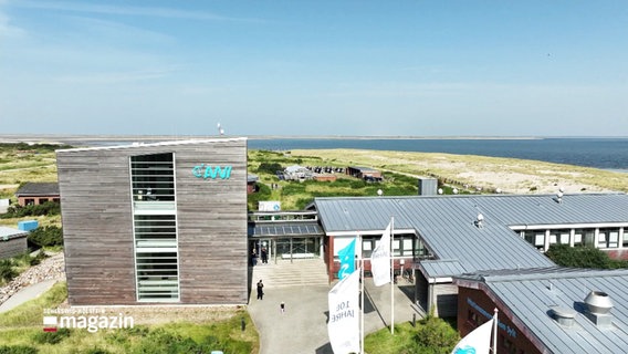 Die AWI-Wattenmeerstation auf Sylt. © Screenshot 