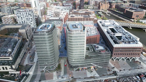 Ein Blick auf das Westfield-Einkaufszentrum in der Hafencity © Screenshot 