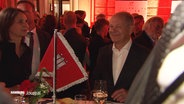 Der ehemalige Bürgermeister Olaf Scholz beim Fest der Hamburger Landesvertretung © Screenshot 