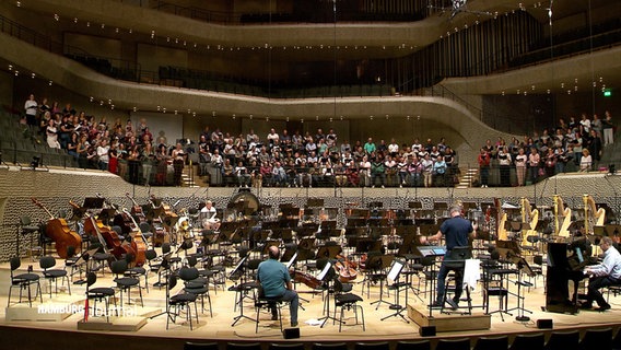 Das NDR-Elbphilharmonie Orchester © Screenshot 