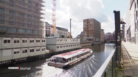 Die Baustelle des Hauses der Bürgerschaft in der Hamburger Innenstadt © Screenshot 