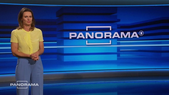 Anja Reschke moderiert Panorama. © Screenshot 