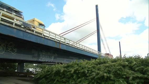 Nöderelbbrücke in Hamburg © Screenshot 