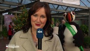 Reporterin Sofia Tschernomordik berichtet aus Eckernförde. © Screenshot 