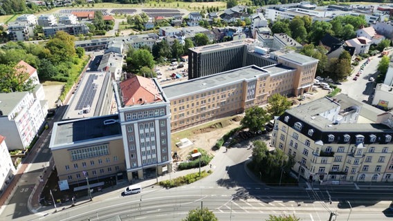 Das neue Behördenzentrum in Rostock © Screenshot 