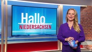 Tina Hermes moderiert Hallo Niedersachsen. © Screenshot 