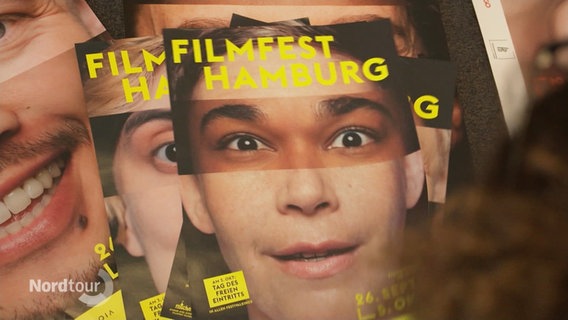 Poster und Flyer des Filmfests Hamburg. © Screenshot 