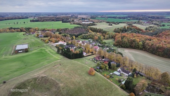 Das Dorf Passee aus der Vogelperspektive. © Screenshot 