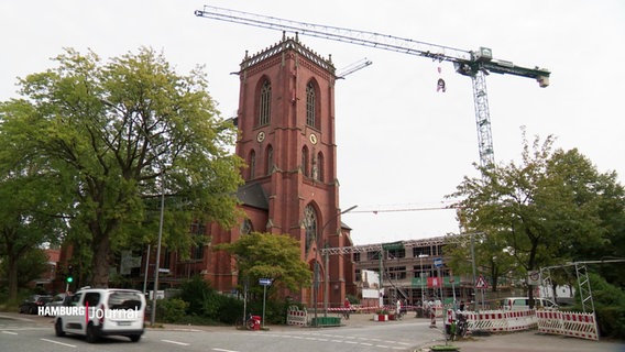 Die Kirche am neuen Sophien-Campus. © Screenshot 