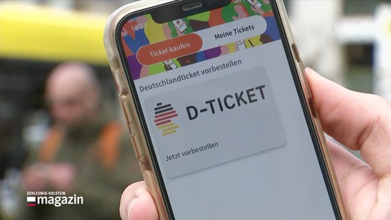 Das Deutschlandticket auf einem Smartphone. © Screenshot 