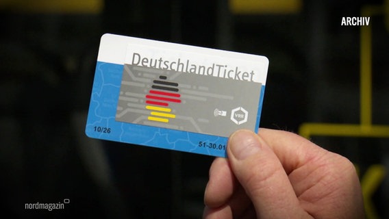 Ein Deutschlandticket. © Screenshot 