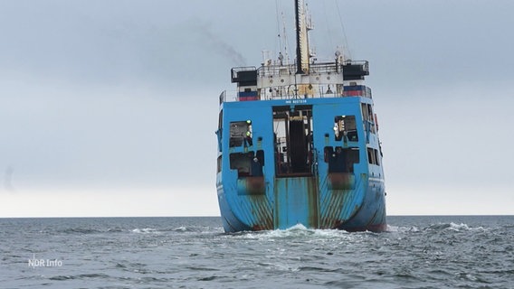 Ein Schiff auf dem Meer. © Screenshot 