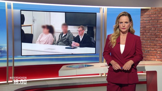 Tina Hermes moderiert das Niedersachsen Magazin um 18 Uhr. © Screenshot 