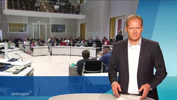 Thilo Tautz moderiert das Nordmagazin um 19:30 Uhr. © Screenshot 