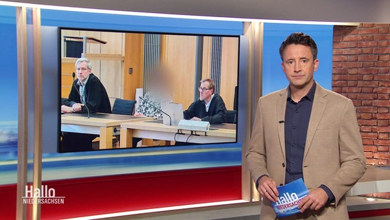 Johannes Avenarius moderiert Hallo Niedersachsen um 19:30 Uhr. © Screenshot 