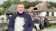 Uwe Ulbrich moderiert das Wetter von der Insel Hiddensee. © Screenshot 