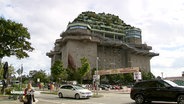 Der Hochbunker an der Feldstraße. © Screenshot 