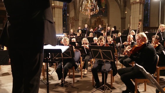 Ein Orchester bei einem Konzert. © Screenshot 