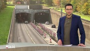 Christopher Scheffelmeier moderiert Schleswig-Holstein 18:00 Uhr. © Screenshot 