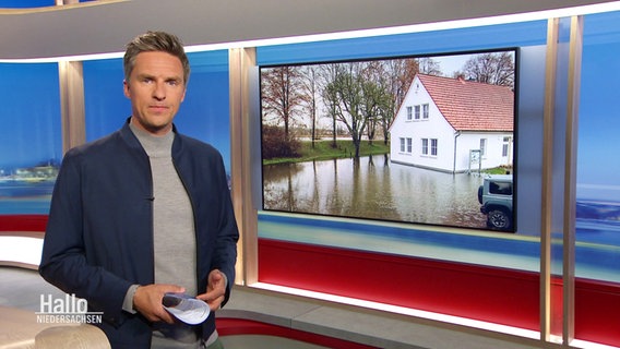 Arne-Torben Voigts moderiert Hallo Niedersachsen. © Screenshot 