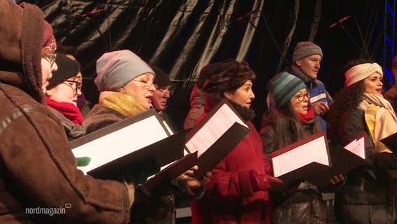 Sänger und Sängerinnen singen im Chor. © Screenshot 