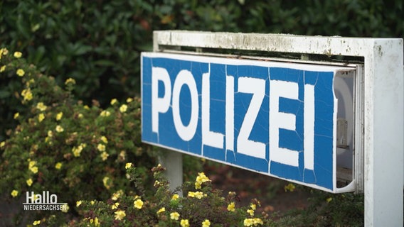 Ein Schild der Polizei. © Screenshot 