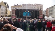 Szene von dem Einheitsfest in Schwerin. © Screenshot 