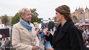 Ministerpräsidentin Manuela Schwesig im Interview. © Screenshot 