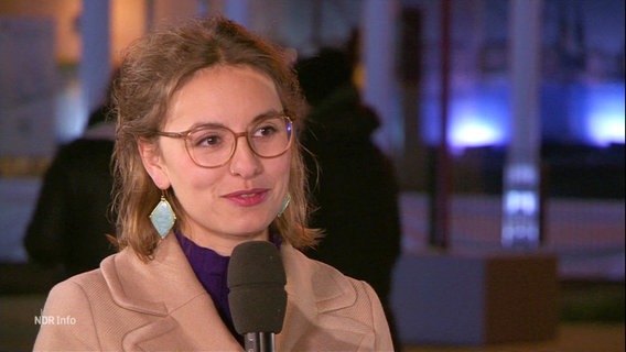 Sophia Hammer von der "Gründungswerft" im Interview. © Screenshot 