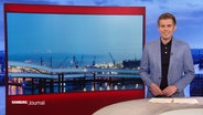 Carl-Georg Salzwedel moderiert das Hamburg Journal 18:00. © Screenshot 